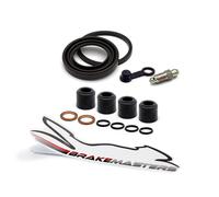 Kawasaki KH400 A4 1977 Pistone Pinza Freno Anteriore & Guarnizione Kit Set