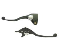 Kawasaki KLE 500 da 1991 a 2007 Kit Coppia leve freno frizione nere regolabili +