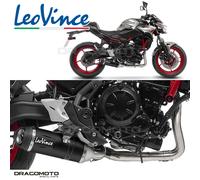 KAWASAKI KLE 650 ABS Versys Tourer 2021-2024 Impianto completo Leovince Nero ...