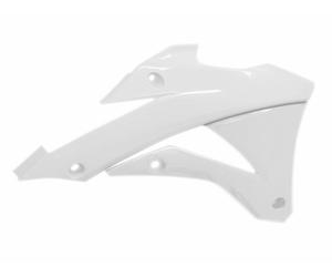 KAWASAKI KX 85 KX 100 dal 2014 al 2021 COPPIA CONVOGLIATORI RADIATORE BIANCHI