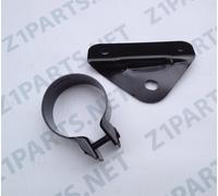 Kawasaki KZ1000 Z1-R 1980-Muffler Morsetto E Supporto Set Left Lato 1-0458 Repro