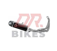 Kawasaki Ninja 650 2021-2023 Arrow Indy Gara Alluminio Dark Full Sistema Con Car