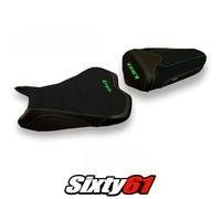 Kawasaki Ninja ZX6R 2009 2010 2011 2012 Coprisedile Tappezzeria Ultragrip Nera