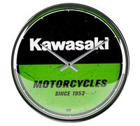 Nostalgic Art Orologio da muro Kawasaki Ø 31 cm retrò Prodotto con licenza ufficiale (OLP)