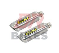 Kawasaki Z 1000 2010-2020 Arrow Thunder Approvato Titanio Silenziatori (Dx E L