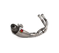 Kawasaki Z650 17-23 Akrapovic Titanio Silenziatore Completo Inox 2-1 Sistema
