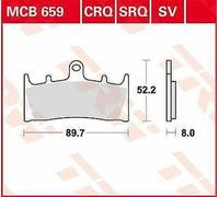 Kawasaki ZRX 1100 1997-2000 TRW Crq Serie Carbon Gara Pastiglie Freno MCB659CRQ