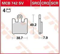 Kawasaki ZX-6 R 636 2003-2006 TRW Sv Serie Sindered Pastiglie Freno MCB742SV