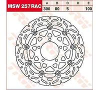 Kawasaki ZX-6 R 636 2005-2006 Disco Freno Flottante Contornato TRW MSW257RAC
