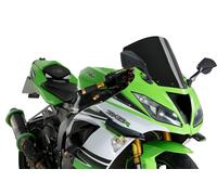 Kawasaki ZX6R 636 2013-2023 Puig Schermo R-Racer Parabrezza Nera Opaca