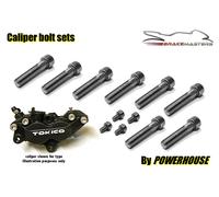 Kawasaki ZZR 1200 Acciaio Inox Pinza Giunto Bulloni Molla Viti 2002 2003