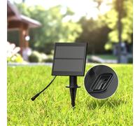 Kawaya Pannello solare da 24 V/1,3 W con porta USB, impermeabile IP65, solo per luci da esterno Kawaya, luci fatate, luci a festone