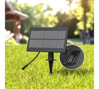 Kawaya Pannello solare da 24 V/3 W con porta USB, impermeabile IP65, solo per luci da esterno Kawaya, luci fatate, luci a festone