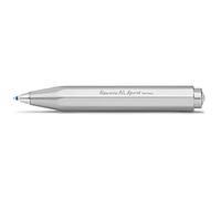 Kaweco Al Sport - Penna a sfera in alluminio di alta qualit? I 12 g, leggera, con meccanismo di curva del cuore affidabile, 10,5 cm, colore: argento