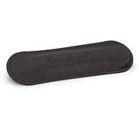 Kaweco - Astuccio in pelle per penne e matite, per la serie Sport, in vera pelle con bella goffratura, elegante e classico, 12,1 x 3 cm, colore: Nero