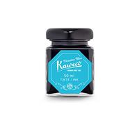Kaweco Barattolo di inchiostro da 50 ml | blu paradiso Paradise Blue | Inchiostro di alta qualità per penna stilografica in calamaro | Vegan senza sperimentazione animale sostenibile | Calligrafia