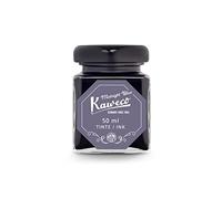 Kaweco Barattolo di inchiostro da 50 ml, blu mezzanotte, blu mezzanotte, vegano, privo di esperimenti su animali, solubile in acqua, sostenibile, calligrafia lettering