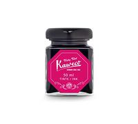 Kaweco Inchiostro in vetro, colore rosso rubino, solubile in acqua, vegano, contenuto 50 ml, 10002197