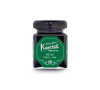 Kaweco Bicchiere di inchiostro da 50 ml, verde palma, verde palma, inchiostro di alta qualità per penna stilografica in calamaro, vegano, solubile in acqua sostenibile, calligrafia lettering