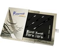 Kaweco CALLIGRAPHY - Set penna stilografica, colore nero (1.1/1.5/1.9/2.3)