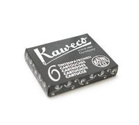Kaweco - Cartucce d'inchiostro per penna stilografica, confezione da 6, colore: Nero