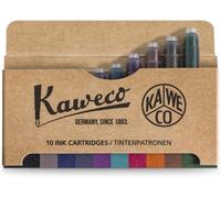 Kaweco – Confezione 10 cartucce d'inchiostro multicolore per penne stilografiche corte standard
