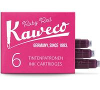 Kaweco cartuccia d'inchiostro 6 pezzi rosso rubino