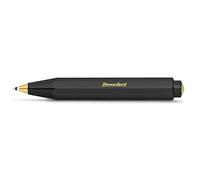 Kaweco Classic Sport Black I Business Kuli in plastica di alta qualit?, penna a sfera tascabile da 12 g, con meccanismo affidabile a curva cardiaca, 10,5 cm (nero)