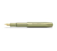 Kaweco Collection - Penna stilografica in alluminio di alta qualità, con pennino in acciaio, per cartucce d'inchiostro, con custodia in metallo, 12,7 cm, pennino I: B (larga)