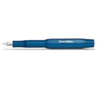 Kaweco COLLECTION - Penna stilografica Toyama Teal I, con pennino in acciaio, per cartucce d'inchiostro I Sport, 13 cm, pennino I: B (largo)