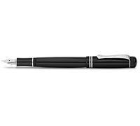 Kaweco DIA2 - Penna stilografica cromata con esclusiva penna stilografica in acrilico per cartucce d'inchiostro con elegante scatola di metallo, 16 cm, larghezza penna: BB (extra larga)