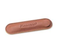 Kaweco Eco - Astuccio in vera pelle Brandy I adatto per la serie Liliput, in vera pelle con bella goffratura, elegante e classica, astuccio portapenne, 10,7 x 2,9 cm