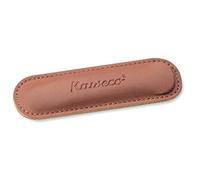 Kaweco Eco - Astuccio in vera pelle Brandy I adatto per la serie Liliput, in vera pelle con bella goffratura, elegante e classica, astuccio portapenne, 10,7 x 3,6 cm