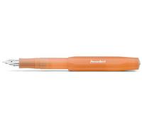 Kaweco FROSTED SPORT - Penna stilografica Sweet Banana I Premium per cartucce d'inchiostro con pennino in acciaio di alta qualità, penna stilografica 13 cm, colore giallo, larghezza penna: F (fine)