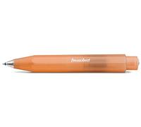 Kaweco Frosted Sport Soft Mandarine Business Kuli in plastica di alta qualità, penna a sfera leggera estiva con affidabile meccanismo curvo cardiaco, 10,5 cm, arancione