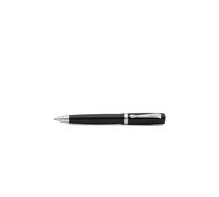 Kaweco STUDENT Penna a sfera nera con design nostalgico in resina pregiata, tratto 1 mm di spessore, penna a sfera girevole di alta qualità, 13 cm