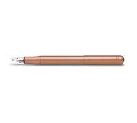 Kaweco LILILIPUT - Penna stilografica in rame con esclusiva penna stilografica in rame per cartucce d'inchiostro inclusa scatola in metallo retrò, 12,5 cm, larghezza penna: M (medio)