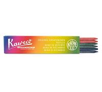 Kaweco - Mine per matita, 3,2 mm, 6 pezzi, 2 verdi, 2 blu, 2 rosse