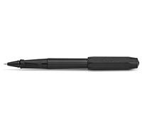 Kaweco Penna a sfera Perkeo I con mina in gel per la scuola, per principianti, con impugnatura ergonomica per scrivere comodamente con mina in gel sostituibile, colore All Black, 15,5 cm