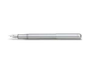 Kaweco - Penna stilografica Liliput EF 0, 5 mm, colore: Argento
