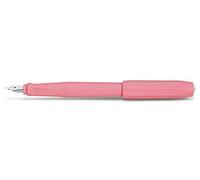 Kaweco Penna stilografica Perkeo, penna stilografica per cartucce di inchiostro, penna stilografica per principianti, con impugnatura ergonomica per scrivere comodamente, larghezza penna: F (fine), colore Peony Blossom