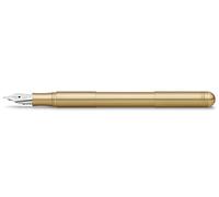 Kaweco - Penna stilografica SUPRA Fountain Pen in ottone F, 13 cm, colore: Oro