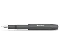Kaweco SKYLINE SPORT - Penna stilografica di alta qualità, per cartucce d'inchiostro con pennino in acciaio di alta qualità, 13 cm, colore grigio, larghezza penna: M (medio)