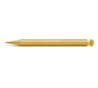 Kaweco SPECIAL - Penna a sfera in ottone Business Kuli in ottone di alta qualità, design ottogonale, per mine standard G2, 14 cm