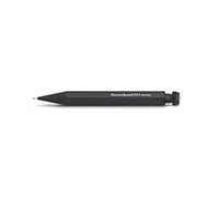 Kaweco SPECIAL S Portamine 0,5 I in alluminio di alta qualità in formato ottagonale, portamine a pressione da 10,5 cm, ricaricabile, nero con gomma da cancellare