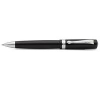 Kaweco STUDENT Penna a sfera nera con design nostalgico in resina pregiata, tratto 1 mm di spessore, penna a sfera girevole di alta qualità, 13 cm