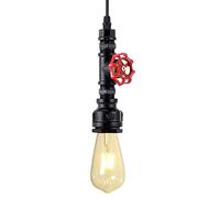 KAWELL Industriale Vintage Luce Pendente Retro Lampada a Sospensione a Tubo D'acqua Creativo Plafoniera Lampadario Art Deco Ferro E27 60W Max Cafe Bar Ristorante Cucina