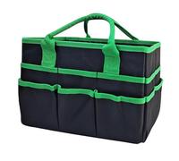Kawiithn Borsa tote per insegnanti,Borsa tote con manico per insegnanti, organizer per attrezzi da giardinaggio di grande capacità, Organizzazione borsa con tasca a scomparti multipli per artigianat