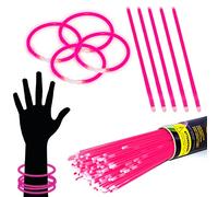 KAWIN Shopping on line Braccialetti luminosi 200 pezzi (Rosa)