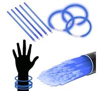 KAWIN Shopping on line Braccialetti Luminosi 400 Pezzi (Blu)